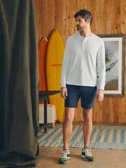 Faherty Brand Sunwashed Slub Henley -