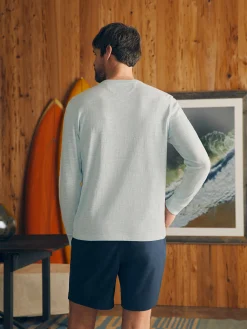Faherty Brand Sunwashed Slub Henley -