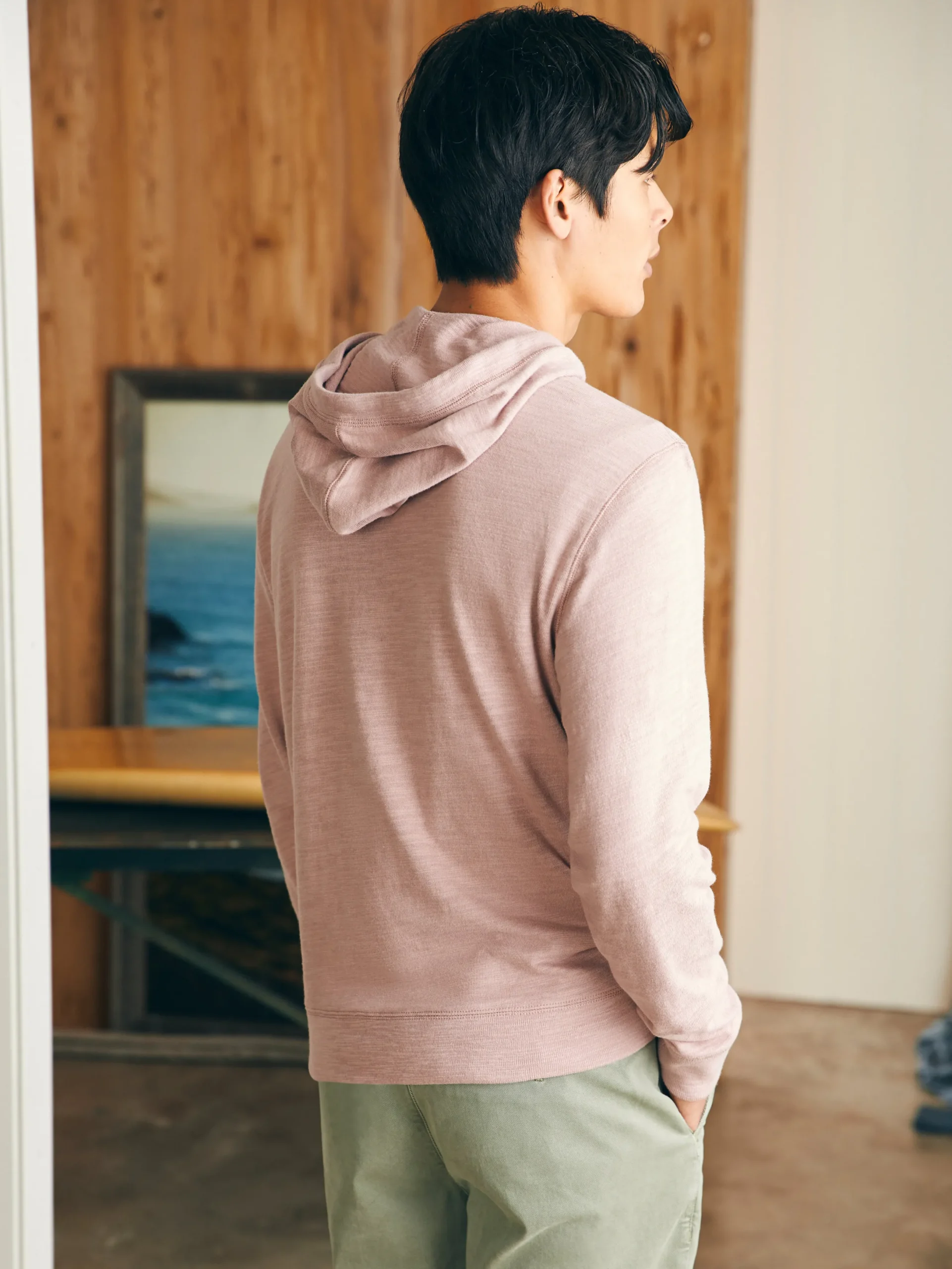 Faherty Brand Sunwashed Slub Hoodie -
