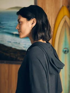Women Faherty Brand Sunwashed Slub Hoodie -