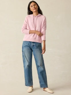 Women Faherty Brand Sunwashed Slub Hoodie -