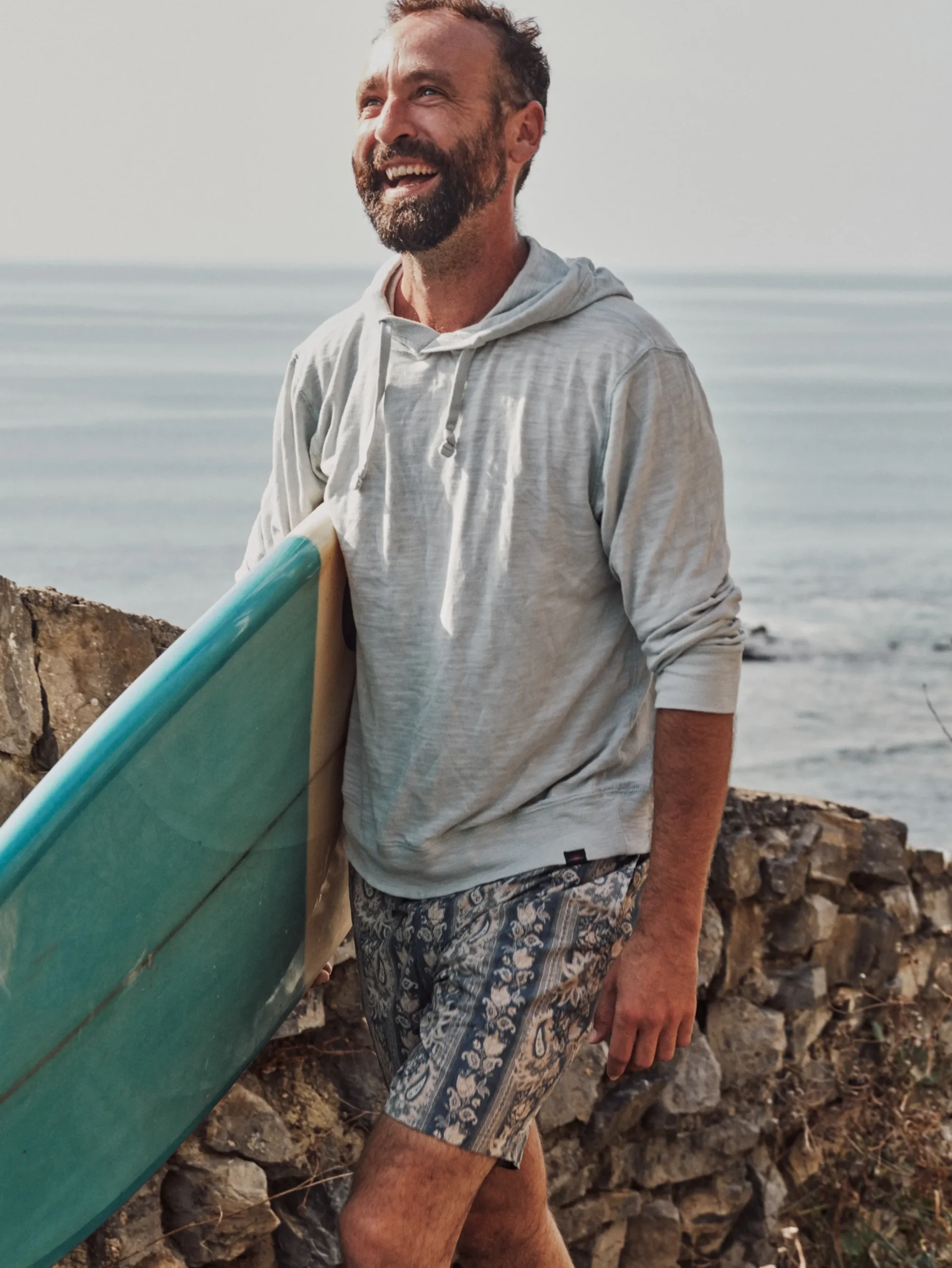 Faherty Brand Sunwashed Slub Hoodie (Tall) -