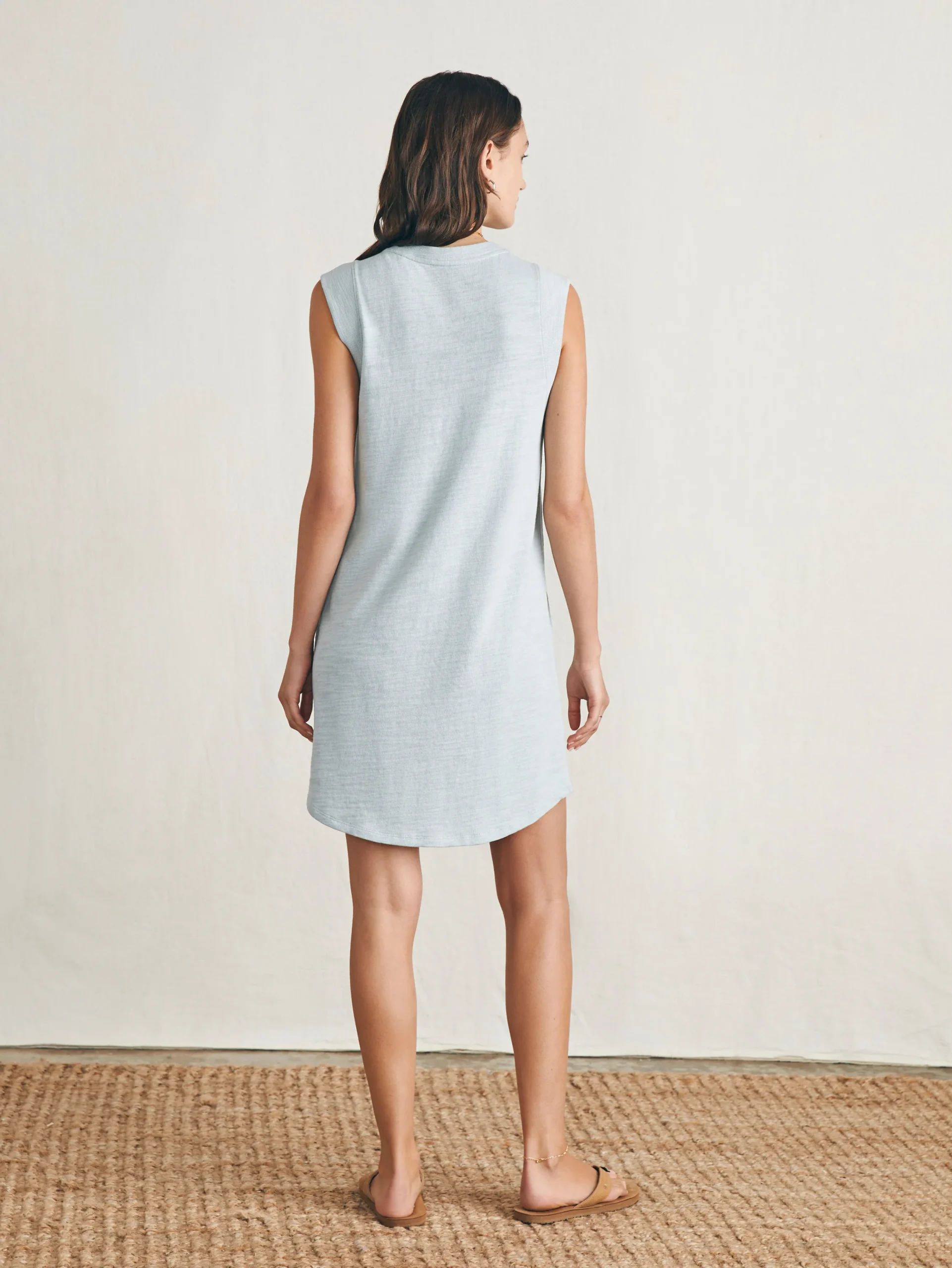 Women Faherty Brand Sunwashed Slub Muscle Dress -