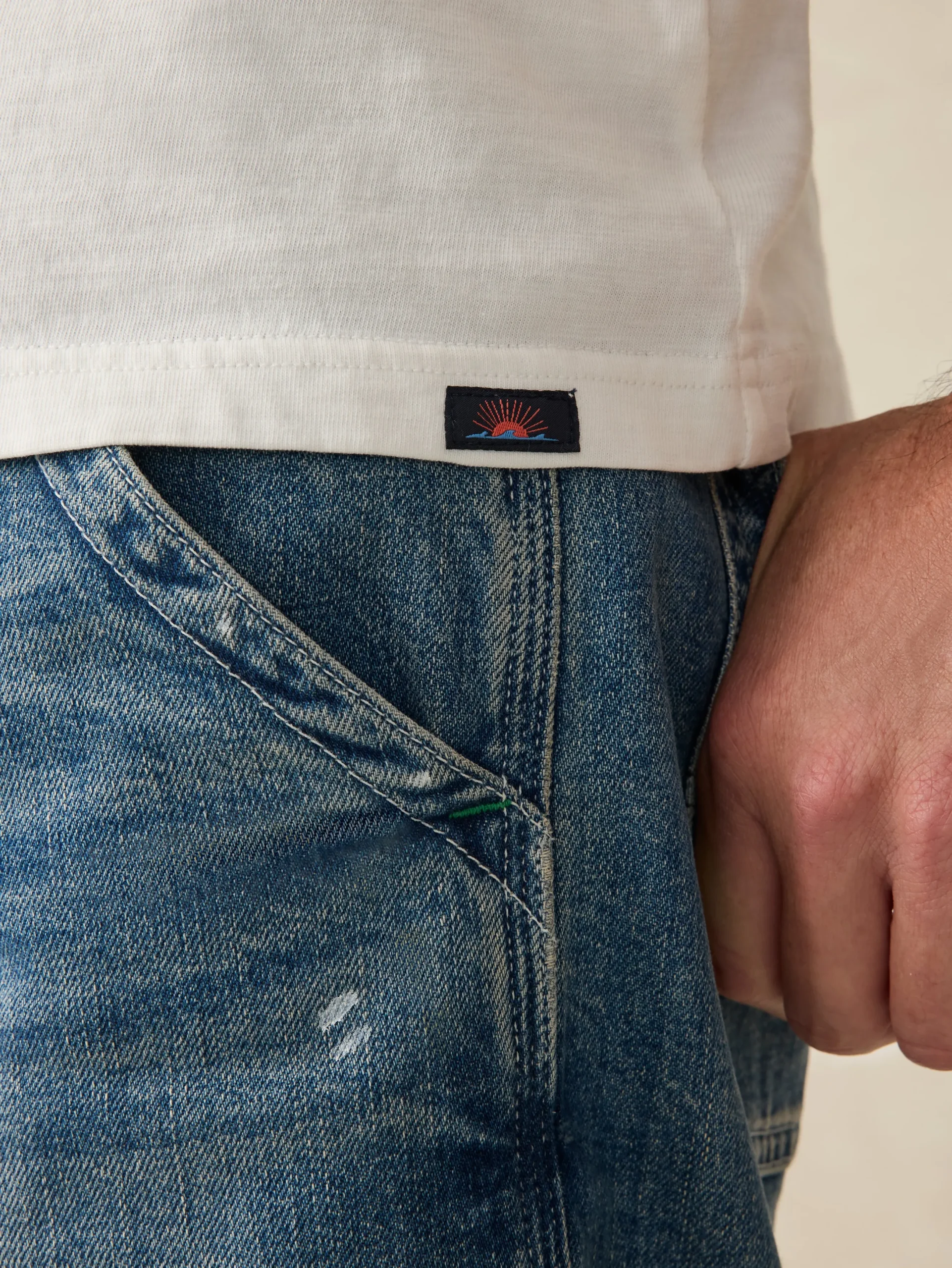 Faherty Brand Sunwashed Tee -