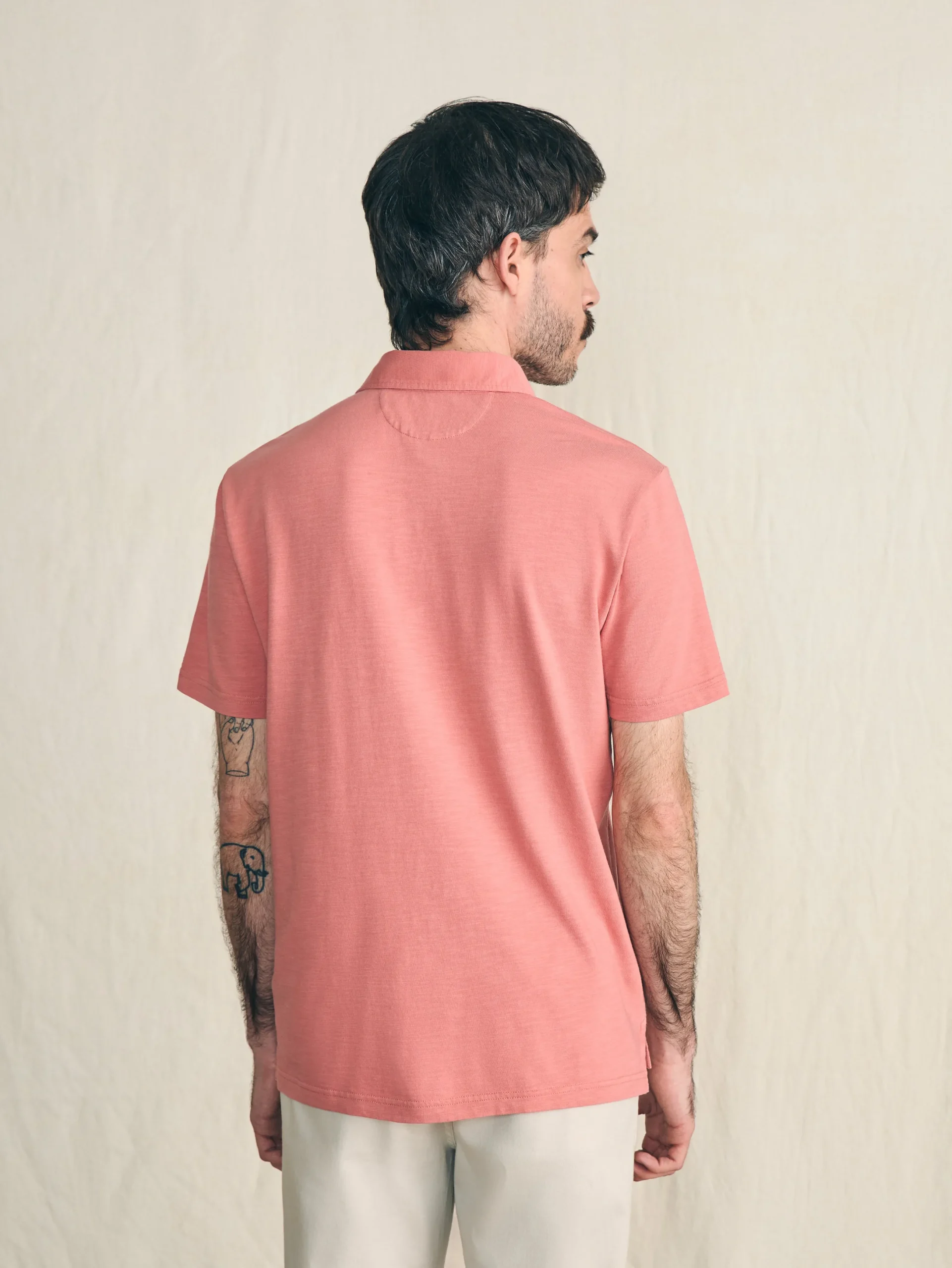 Faherty Brand Sunwashed T-Shirt Polo -