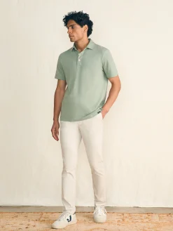 Faherty Brand Sunwashed T-Shirt Polo -