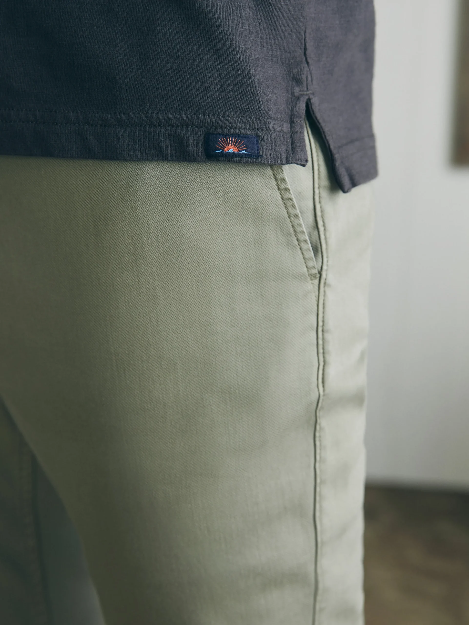 Faherty Brand Sunwashed T-Shirt Polo -