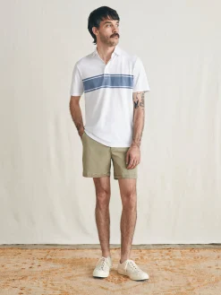 Faherty Brand Sunwashed T-Shirt Polo -