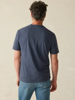 Faherty Brand Sunwashed V-Neck Tee -