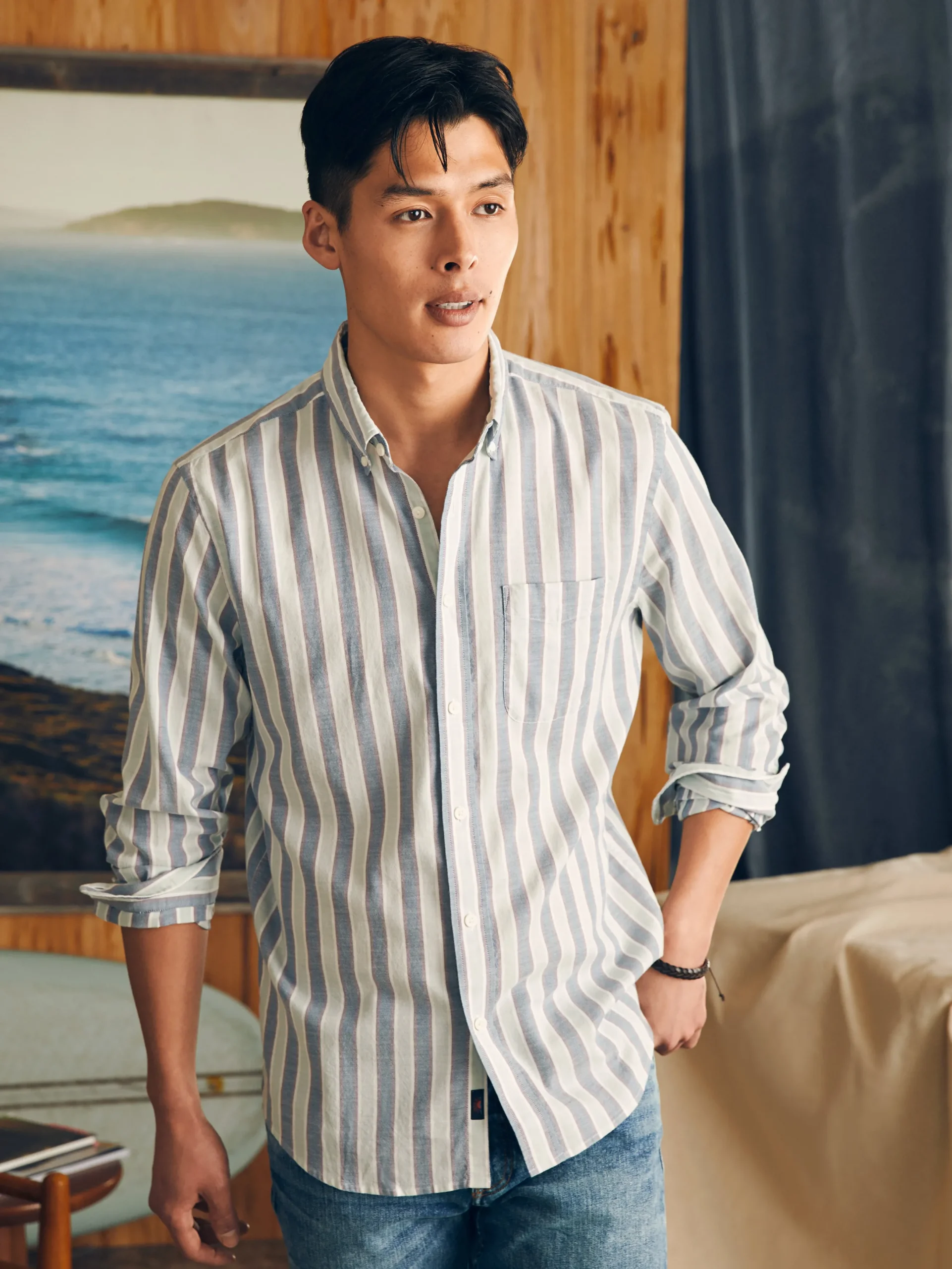 Faherty Brand Supima Oxford Shirt -