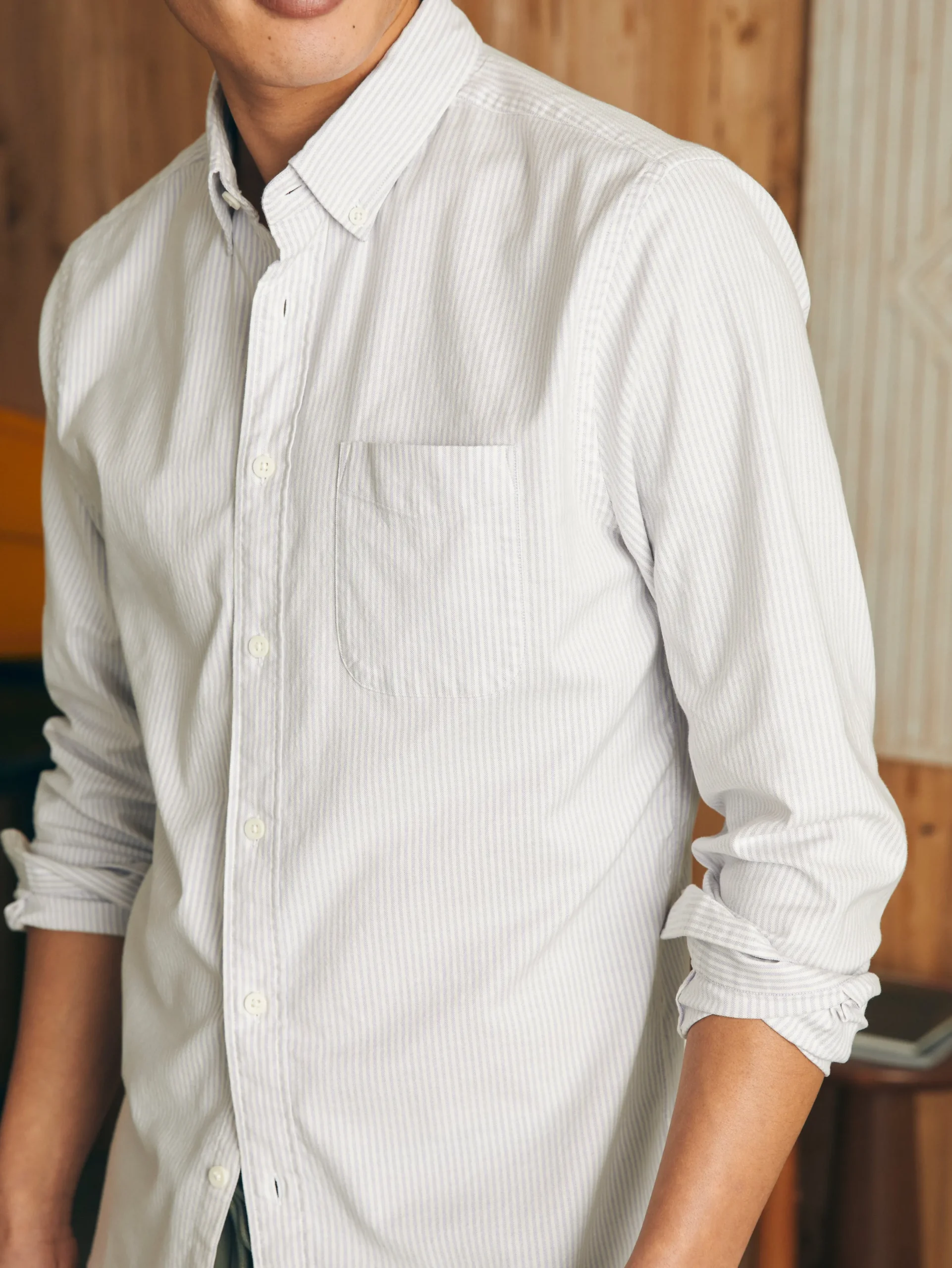 Faherty Brand Supima Oxford Shirt -