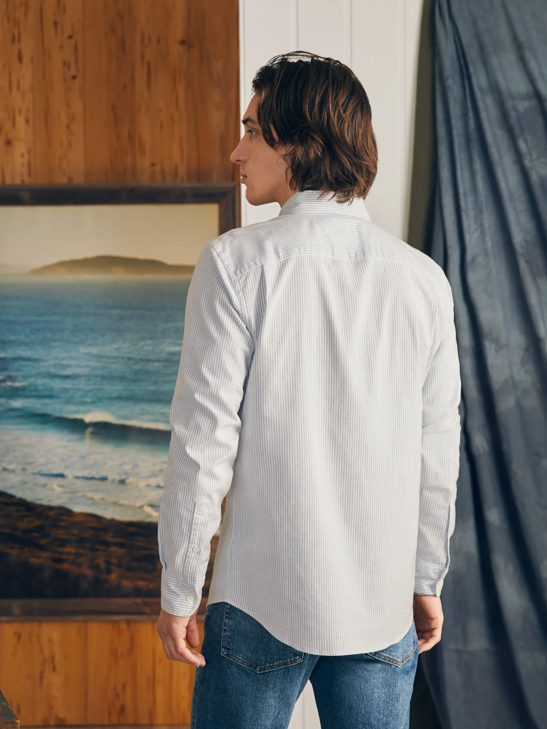 Faherty Brand Supima Oxford Shirt (Tall) -
