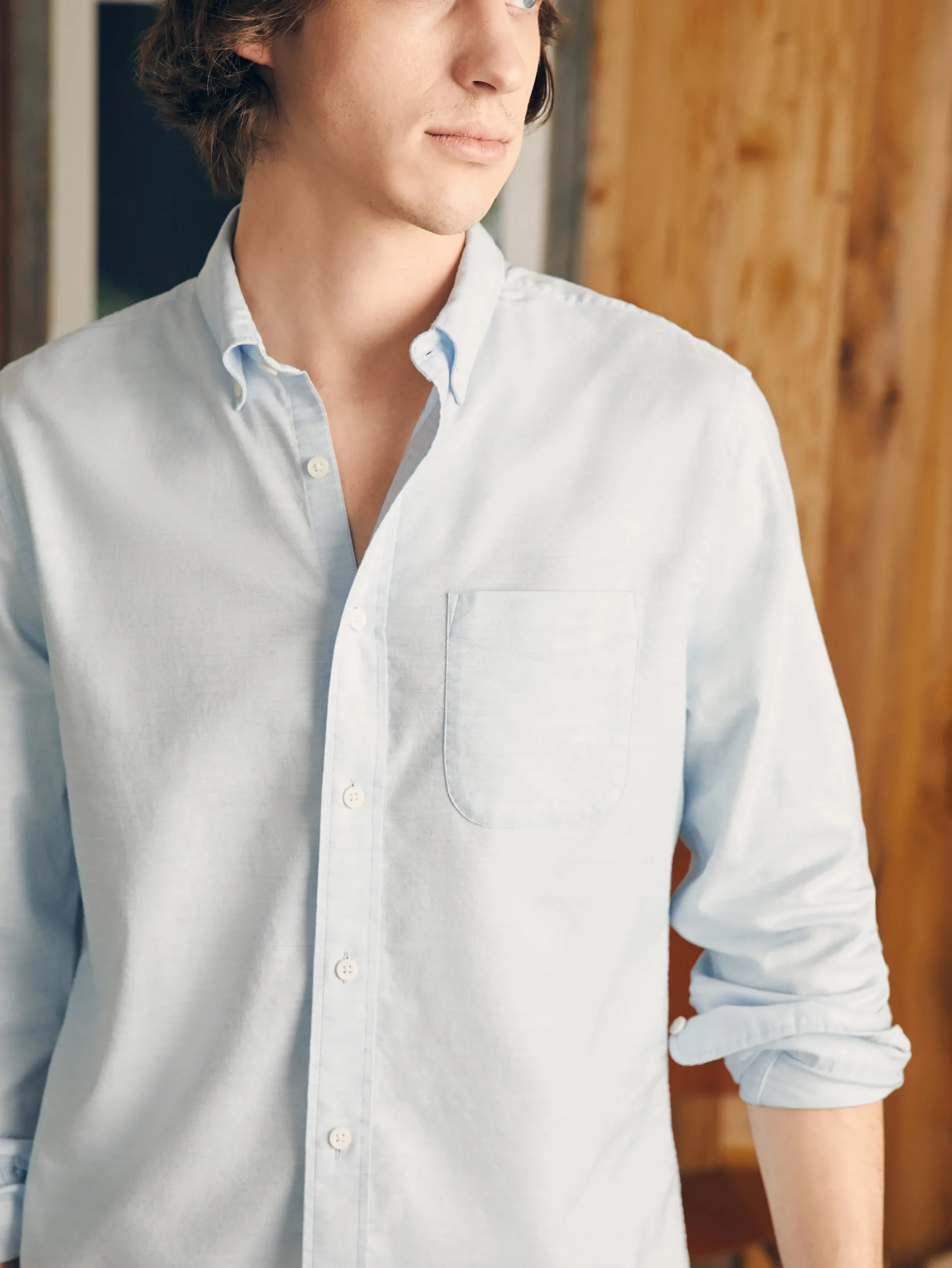 Faherty Brand Supima Oxford Shirt (Tall) -