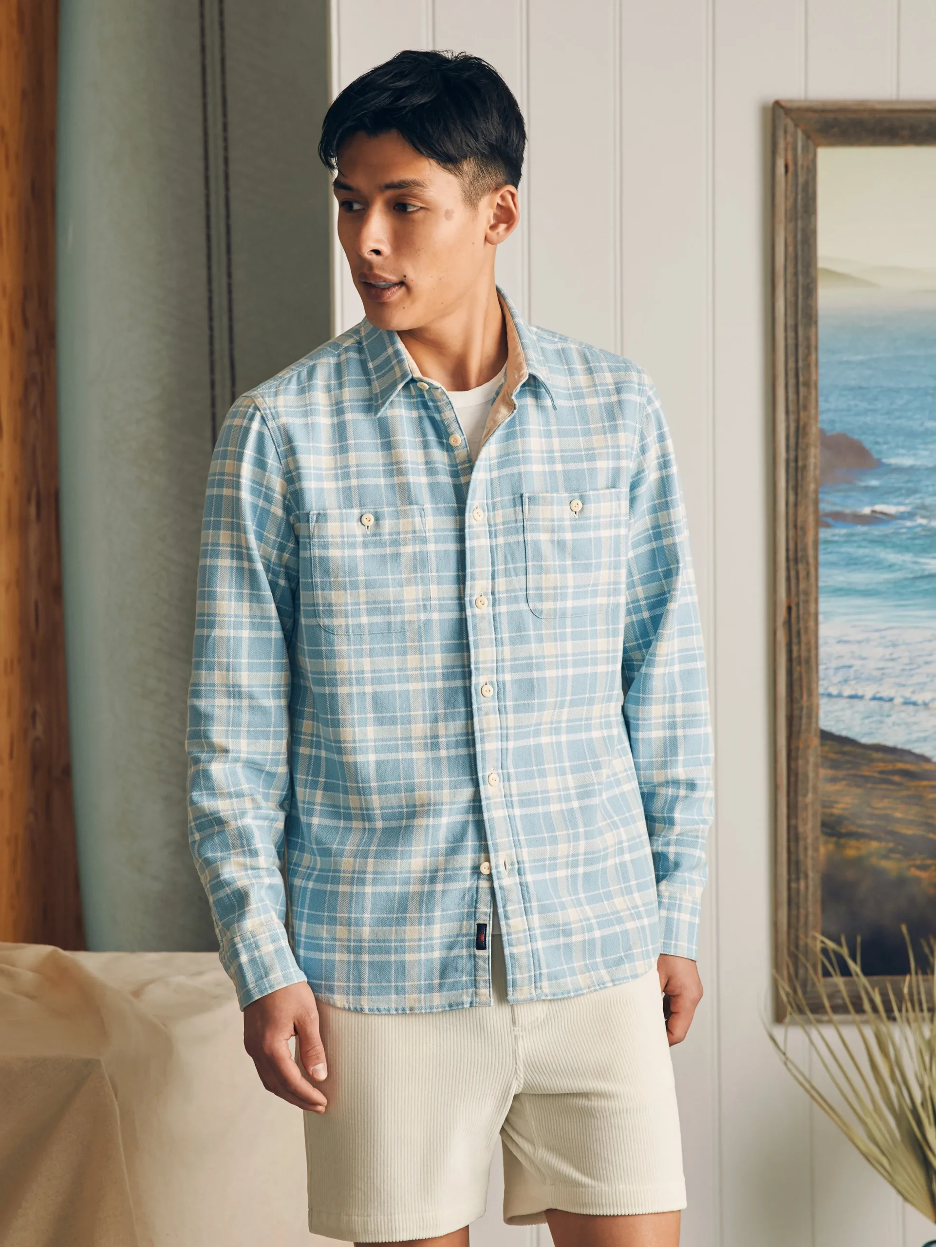 Faherty Brand Surf Flannel -