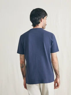 Faherty Brand Surf Stripe Sunwashed Tee (Tall) -