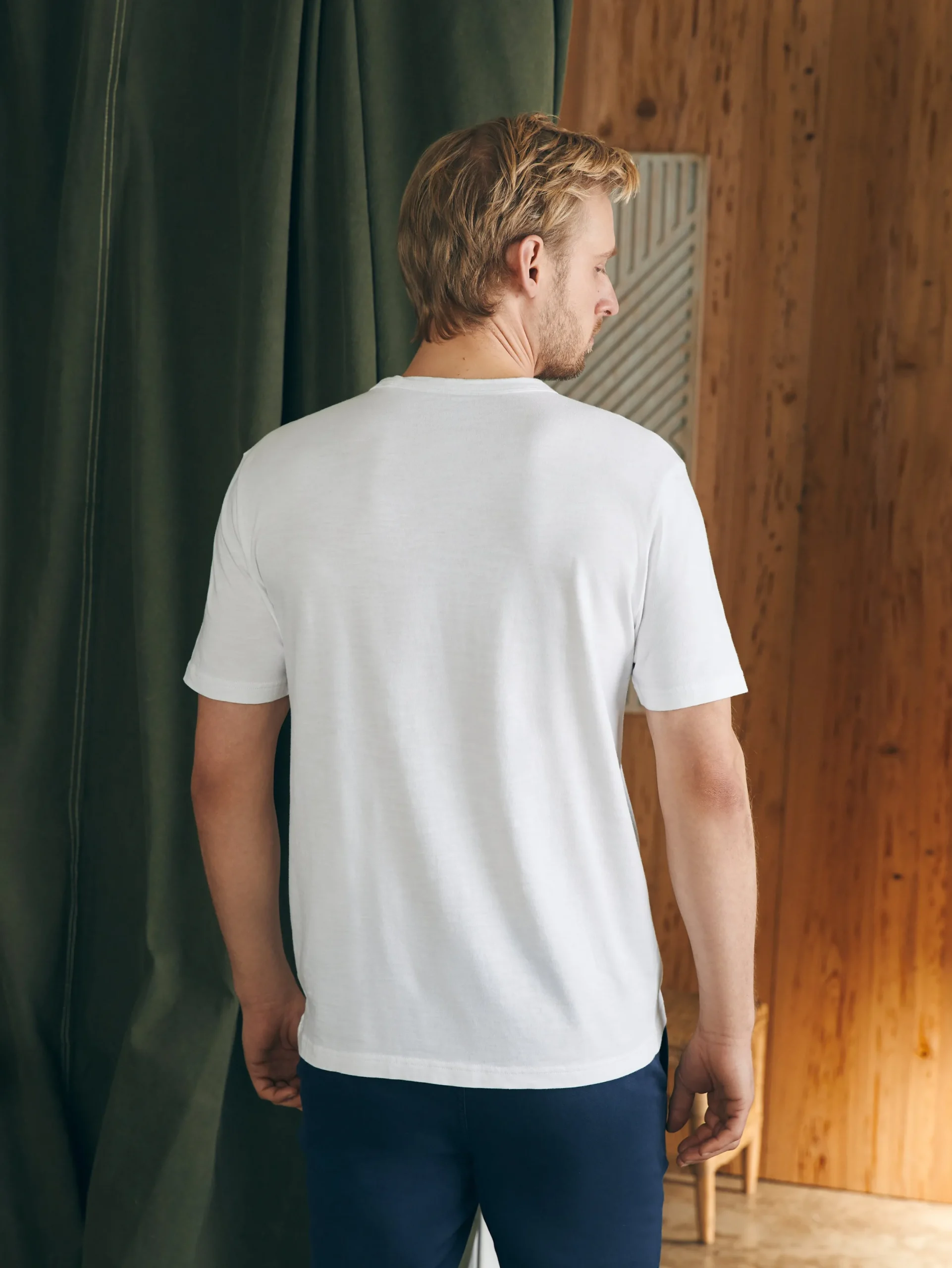 Faherty Brand Surf Stripe Sunwashed Tee (Tall) -