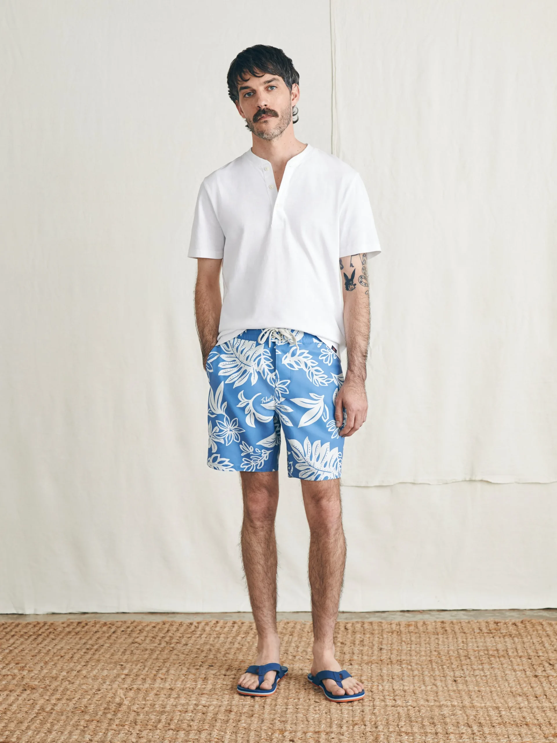 Faherty Brand Surfrider Sunwashed Boardshort -