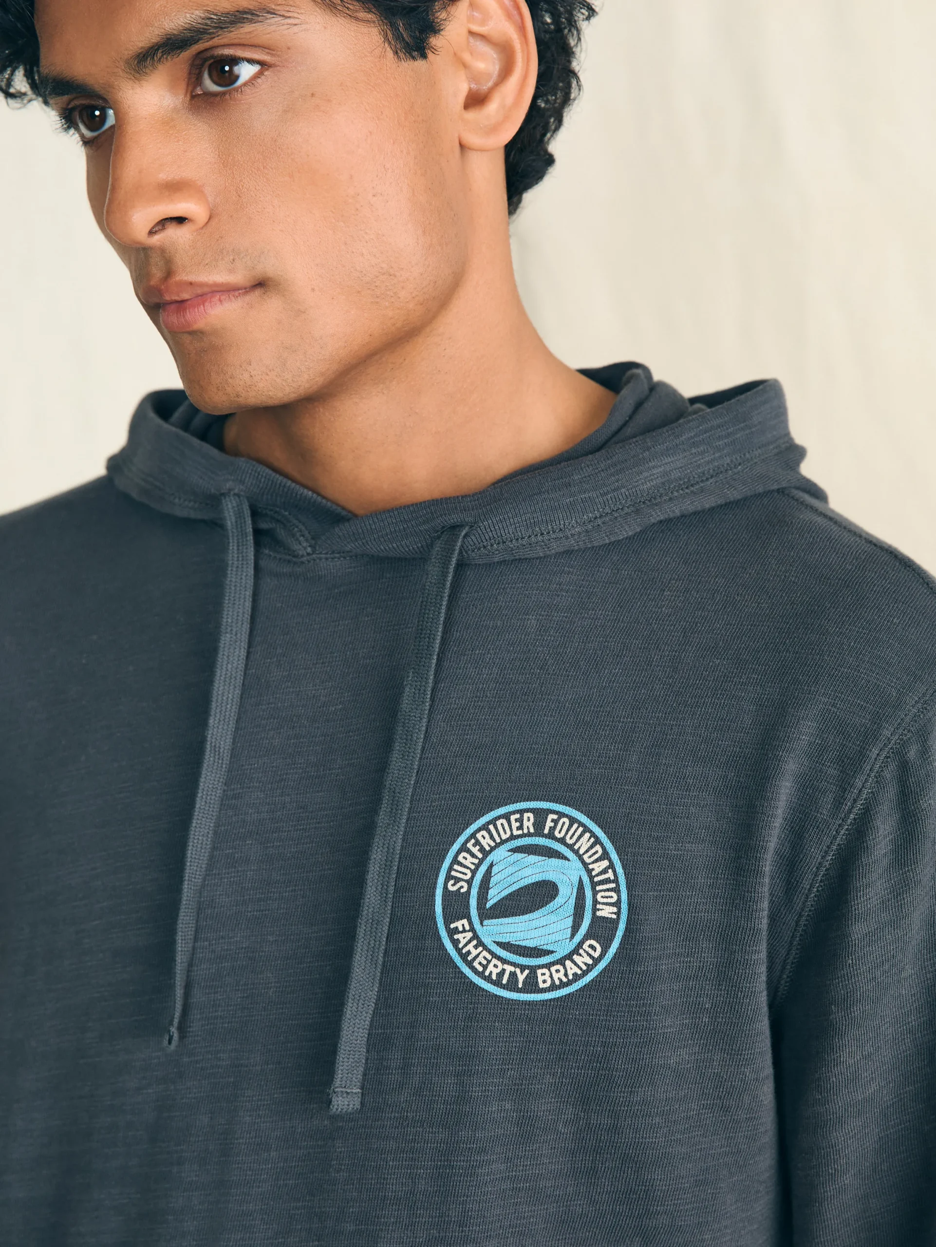 Faherty Brand Surfrider Sunwashed Slub Hoodie -