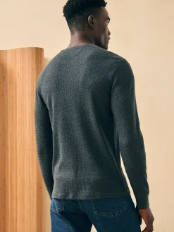 Faherty Brand Surplus Waffle Crew -