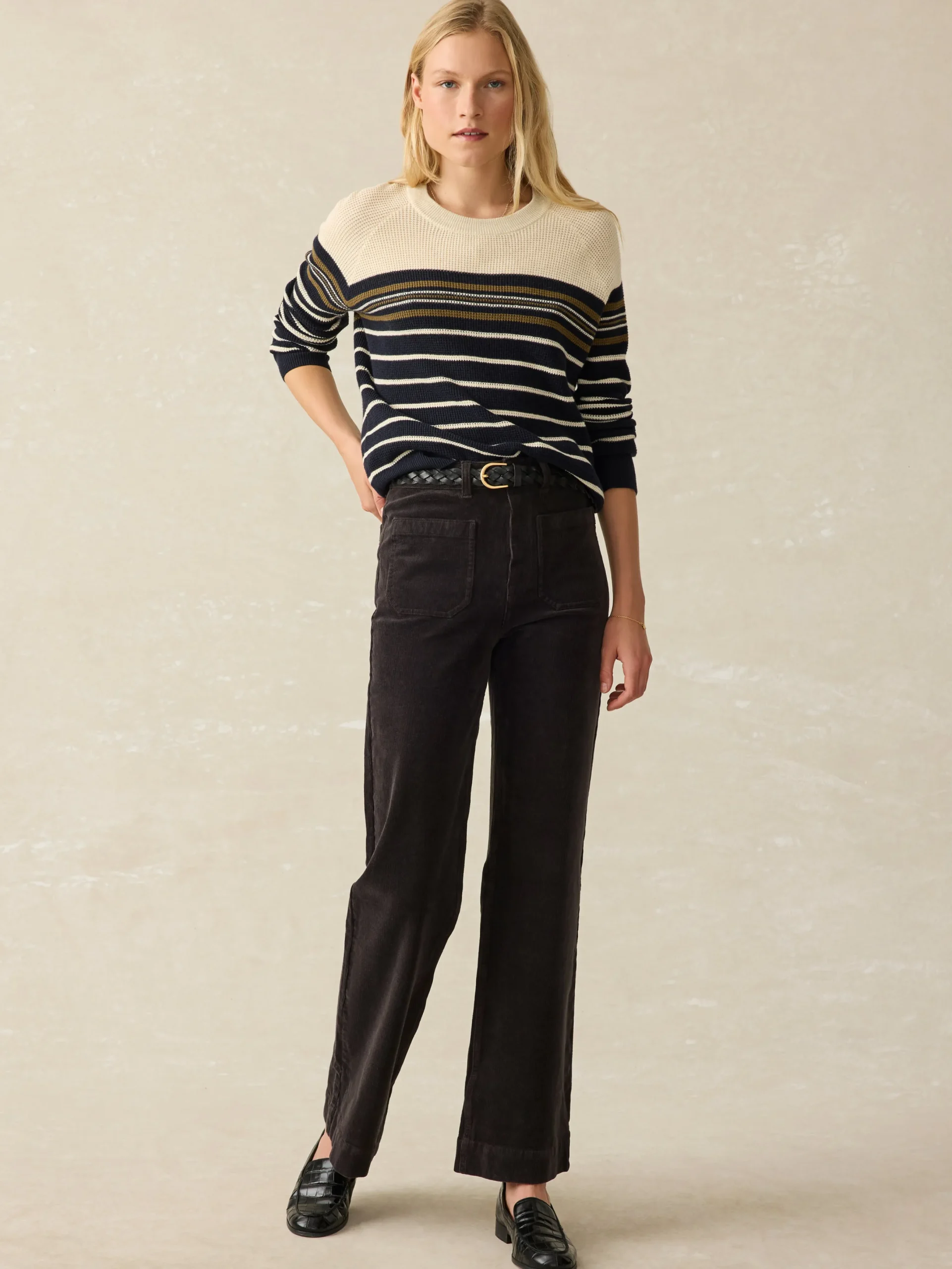 Women Faherty Brand Throwback Crew -