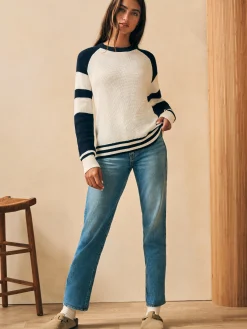 Women Faherty Brand Throwback Crew -