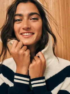 Women Faherty Brand Throwback Sweater Hoodie -