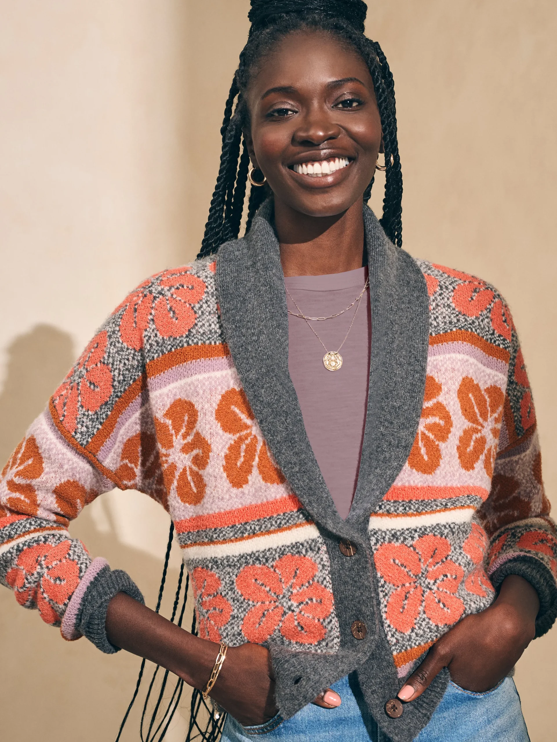 Women Faherty Brand Topanga Canyon Cardigan -
