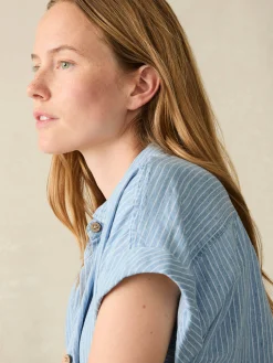 Women Faherty Brand Tried & True Breeze Shirt -