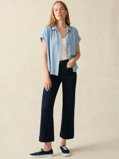 Women Faherty Brand Tried & True Breeze Shirt -