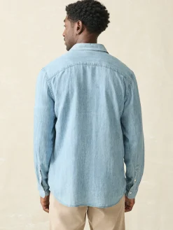 Faherty Brand Tried & True Chambray Shirt -