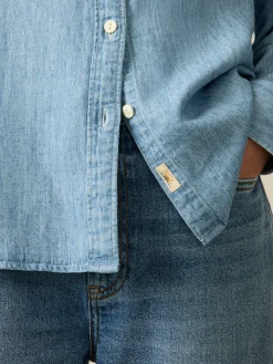 Women Faherty Brand Tried & True Chambray Shirt -