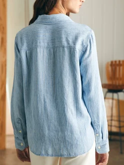 Women Faherty Brand Tried & True Chambray Shirt -