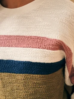 Women Faherty Brand Vista Stripe Pullover -
