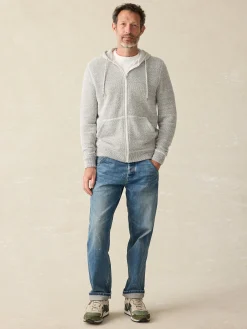 Faherty Brand Whitewater Full Zip Hoodie -