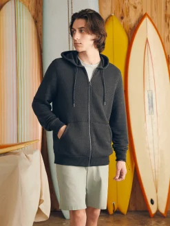 Faherty Brand Whitewater Full Zip Hoodie -