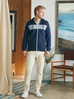 Faherty Brand Whitewater Full Zip Hoodie -