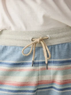 Faherty Brand Whitewater Stripe Sweatshort -