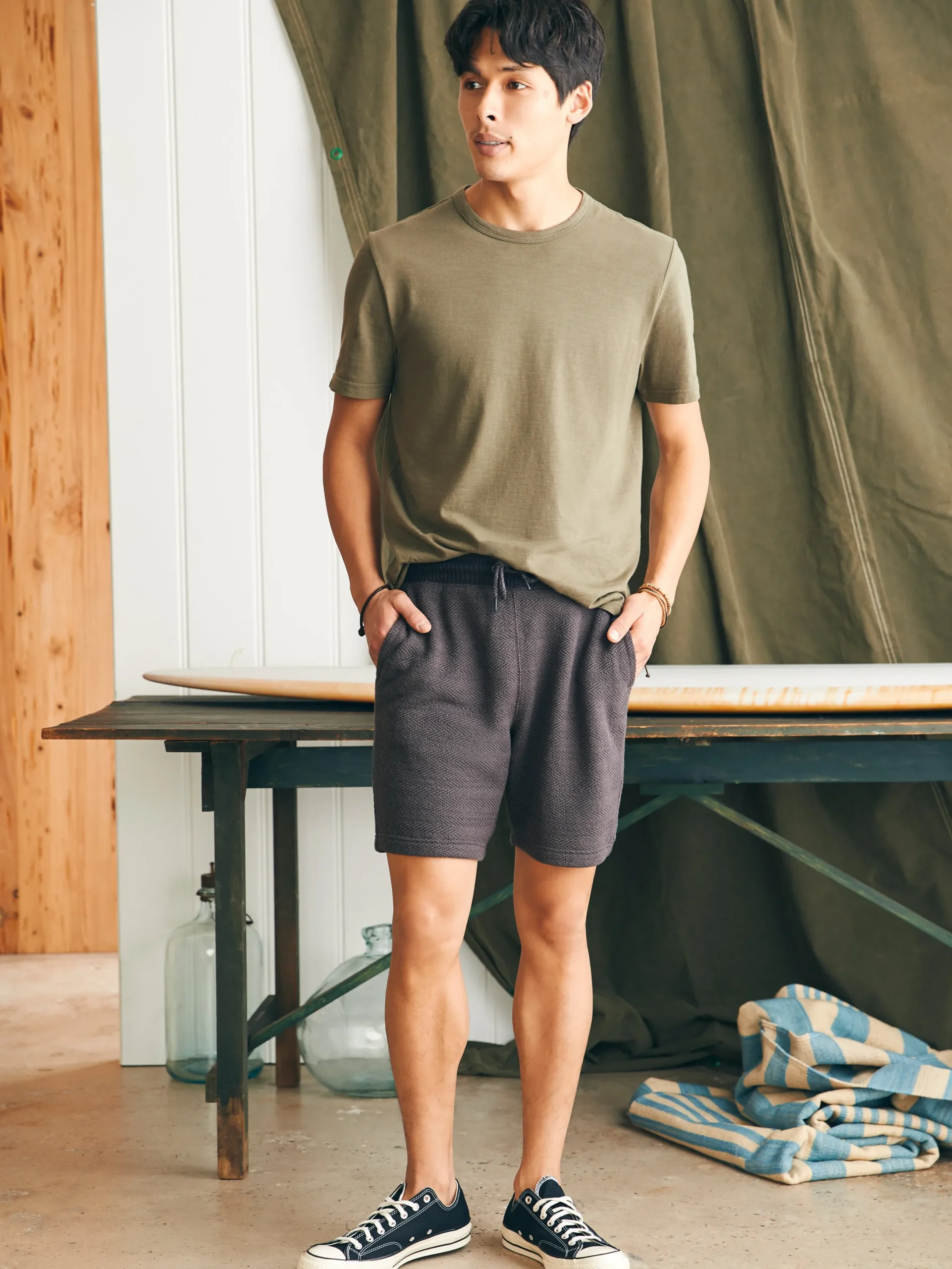 Faherty Brand Whitewater Sweatshort -