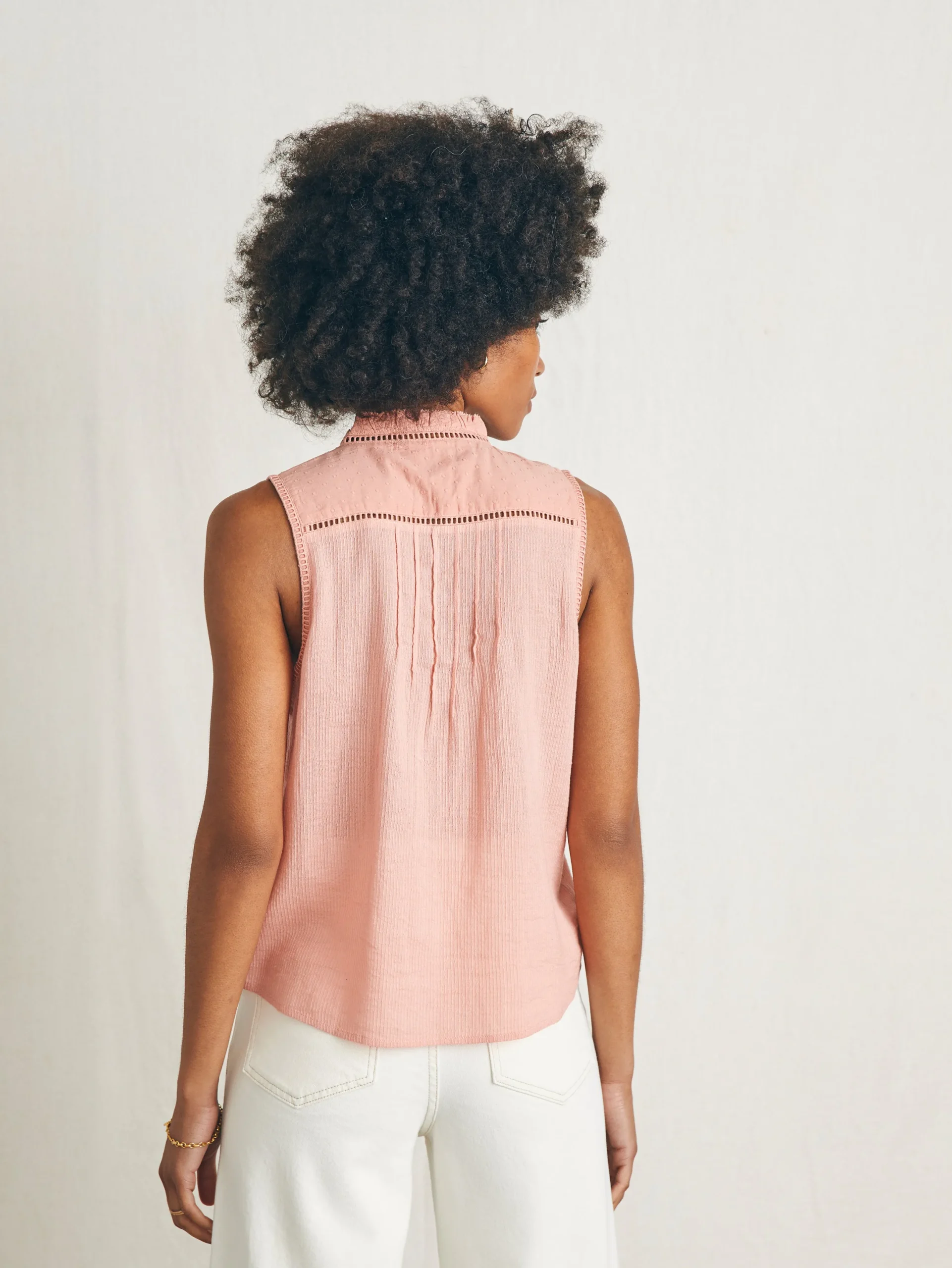 Women Faherty Brand Willa Sleeveless Top -