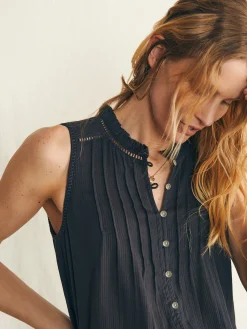Women Faherty Brand Willa Sleeveless Top -
