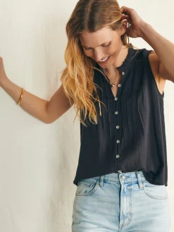 Women Faherty Brand Willa Sleeveless Top -