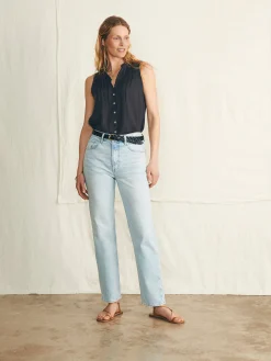 Women Faherty Brand Willa Sleeveless Top -