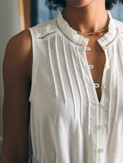 Women Faherty Brand Willa Sleeveless Top -